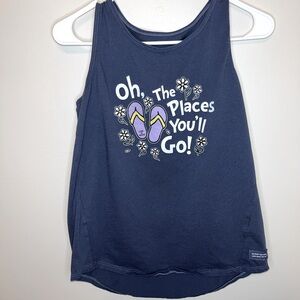 Life is Good x Dr. Seuss Women's High-Low Crusher Tank Size S NWOT
